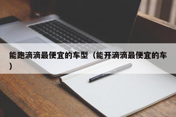 能跑滴滴最便宜的车型(能开滴滴最便宜的车)