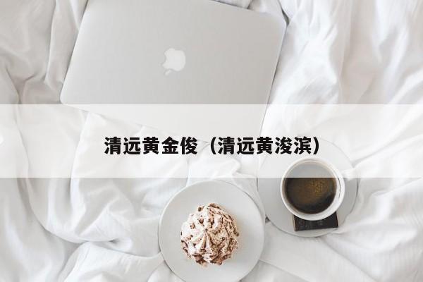 清远黄金俊(清远黄浚滨)